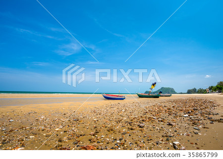 fishing boat on the beach 35865799