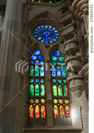 Sagrada Familia - Catholic church in Barcelona Sagrada Familia - Catholic church in Barcelona 35866435