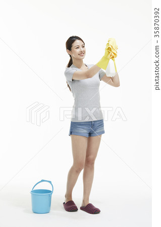 清潔的 35870392