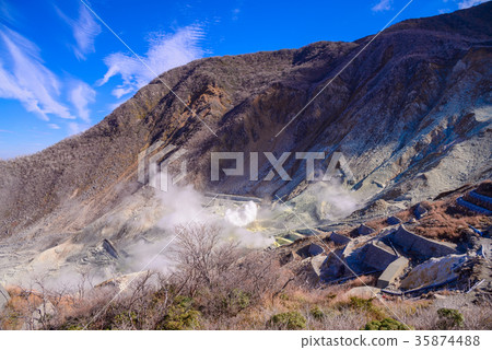 Hakone Owakudani to raise the plume 35874488