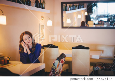 Beautiful genuine lady mystic with curly brunette Beautiful genuine lady mystic with curly brunette 35875122