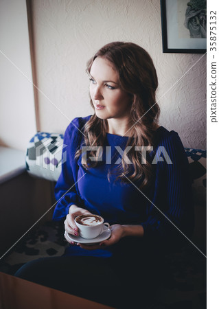 Beautiful genuine lady mystic with curly brunette Beautiful genuine lady mystic with curly brunette 35875132