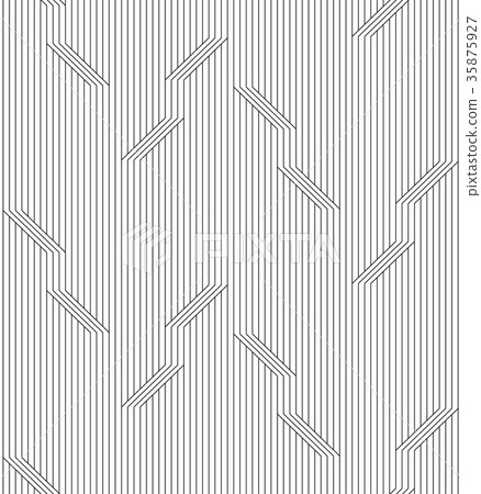 Black and white geometric seamless pattern 35875927