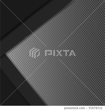 abstract vector fiber carbon in black background 35878532