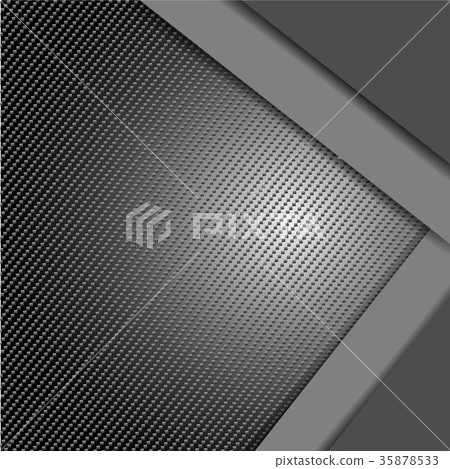 abstract vector fiber carbon in grey background 35878533