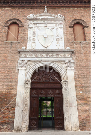 Entrance to the Palazzo Schifanoia, Ferrara, Italy 35879233