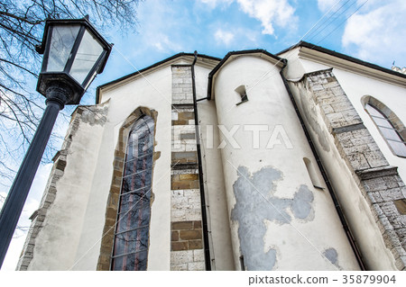Basilica of the Holy Cross in Kezmarok city Basilica of the Holy Cross in Kezmarok city 35879904