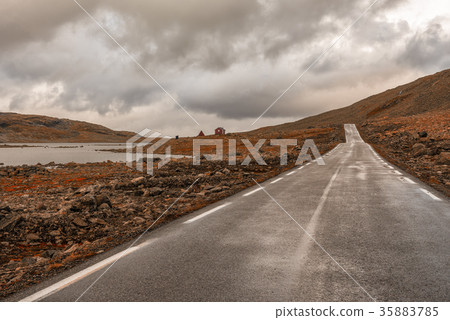 The mountain pass over Sognefjellet, Norway The mountain pass over Sognefjellet, Norway 35883785