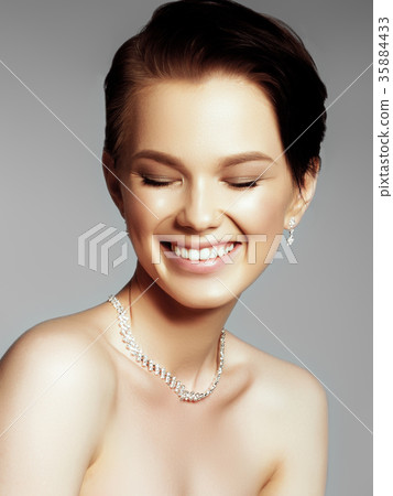 Beauty girl. Makeup, cosmetics. Skin and body care 35884433