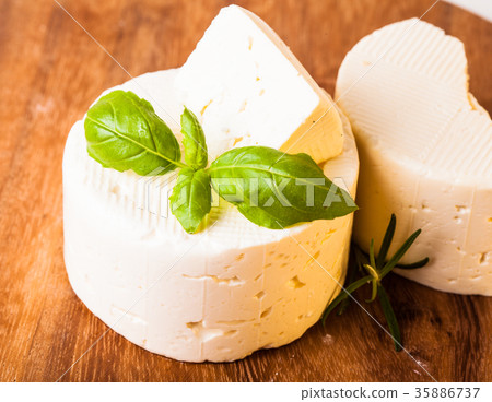 Salted soft cheese 35886737