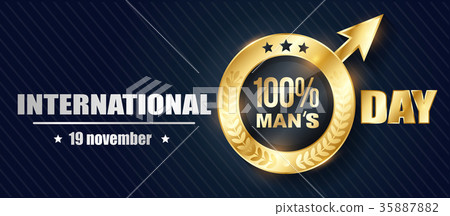 banner Mens Day 3D 35887882