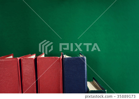 old books on bookshelves at the library old books on bookshelves at the library 35889173