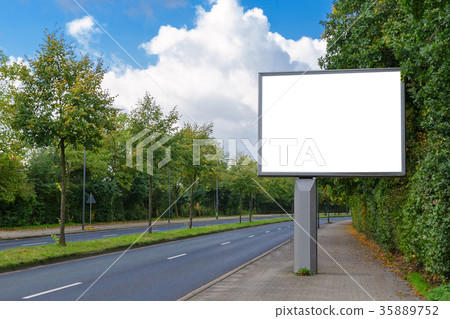billboard mockup in german city 35889752