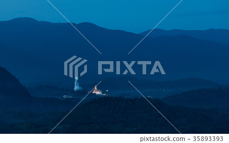 Temple in the middle of mountain 35893393