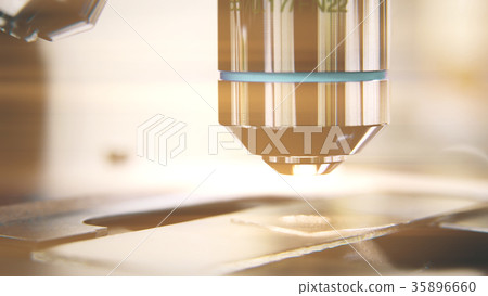 Ready to start a microscope research in an 35896660
