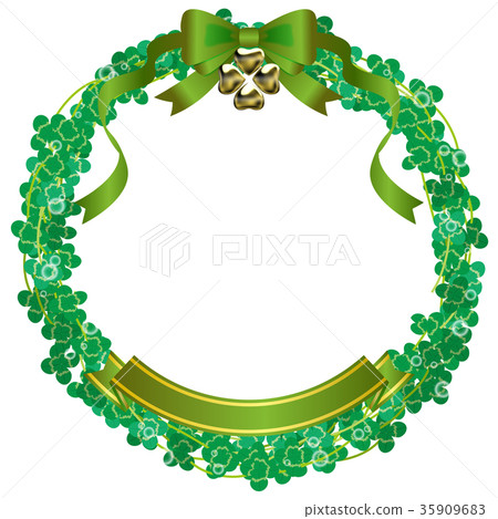 Four leaf clover frame Four leaf clover frame 35909683