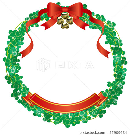 Four leaf clover frame Four leaf clover frame 35909684