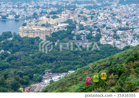 city palace in udaipur and ropeway 35916305