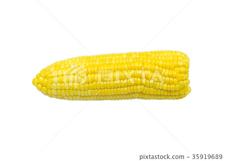 Corn on isolated on white background 35919689