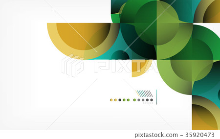 Color circle abstract geometric background, modern Color circle abstract geometric background, modern 35920473
