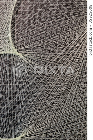Abstract background of string of threads taken off Abstract background of string of threads taken off 35925008