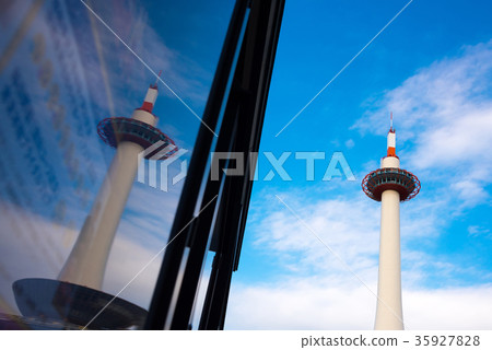 Kyoto Tower the tallest structure in Kyoto,Japan Kyoto Tower the tallest structure in Kyoto,Japan 35927828