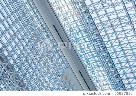 Abstract close up of modern interior architectural Abstract close up of modern interior architectural 35927833