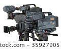 三台用於廣播的電視攝像機 35927905