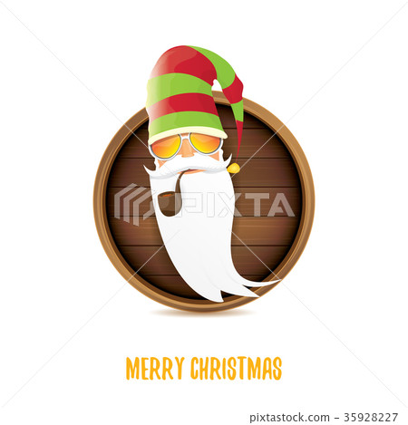vector bad rock n roll dj santa claus with smoking vector bad rock n roll dj santa claus with smoking 35928227