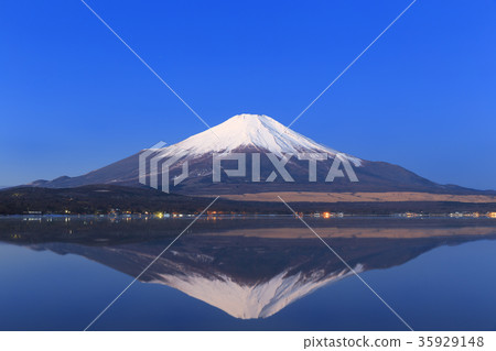 Yamanashi _ dawn's reverse Fuji Yamanashi _ dawn's reverse Fuji 35929148