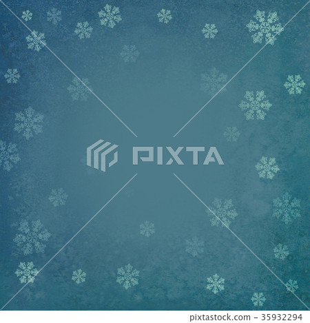 Blue winter background with snowflakes Blue winter background with snowflakes 35932294