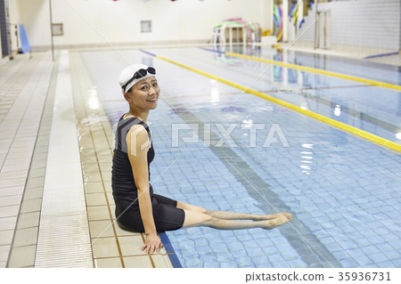 Sports gym pool 35936731