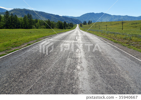 Chuysky Trakt or Chuya Highway. Altai, Russia 35940667