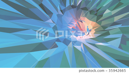 Shining colorful abstract art background 35942665