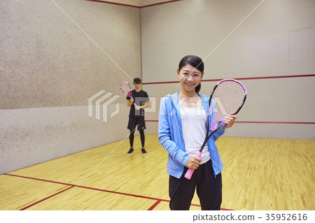 健身房壁球 35952616