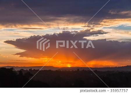 Scenic Sunset Clouds Landscape Scenic Sunset Clouds Landscape 35957757