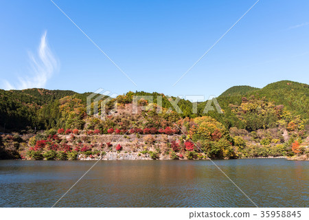 在Minoh河水壩附近的風景 35958845