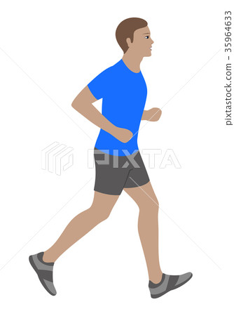 Running man, man jogging, sport man. Running man, man jogging, sport man. 35964633