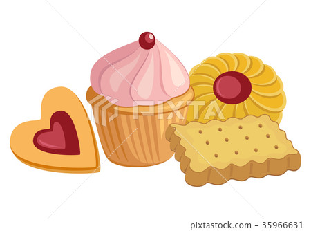 Assorted Biscuit, Cookies, Cupcake Collection. Assorted Biscuit, Cookies, Cupcake Collection. 35966631