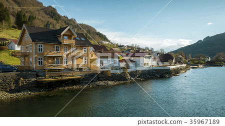 Stryn town in Norway Stryn town in Norway 35967189