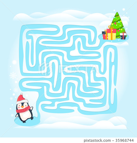 maze game illustration 35968744