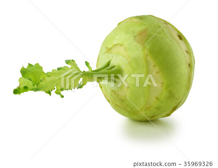 German turnips over white background German turnips over white background 35969326
