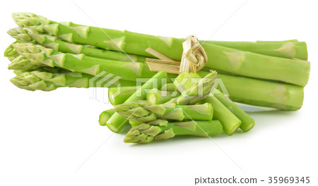 ripe green asparagus 35969345