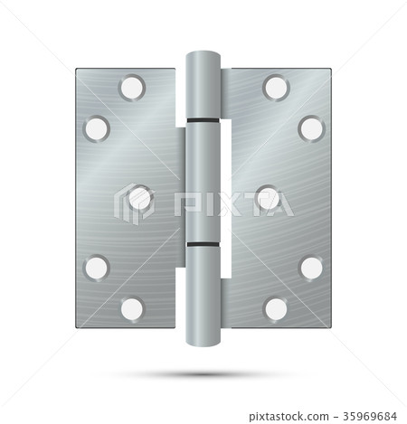 Door Hinge Vector.  35969684