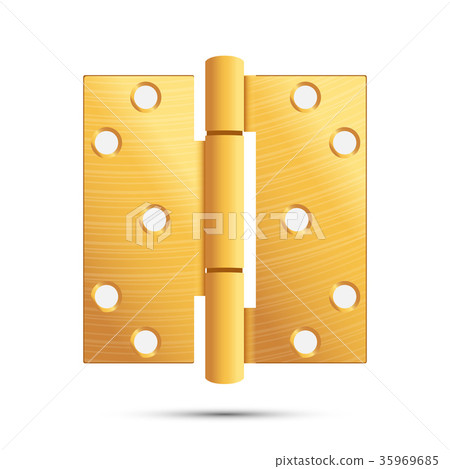 Door Hinge Vector. Classic  35969685