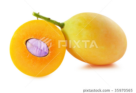 Closeup sweet Marian plum thai fruit 35970565