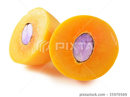 Closeup sweet Marian plum thai fruit  35970569
