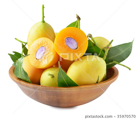 Closeup sweet Marian plum thai fruit Closeup sweet Marian plum thai fruit 35970570