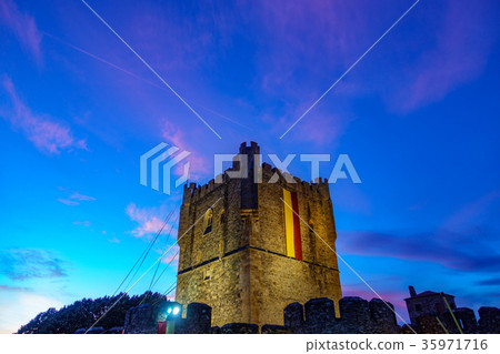 Fort Castillo in Braganza at dusk 35971716