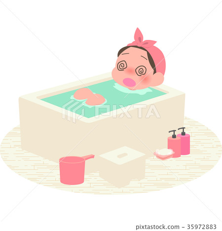 A woman who can play in the bath 35972883